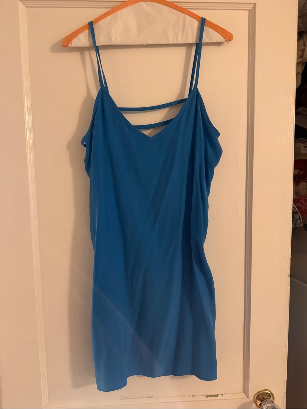 Amanda Uprichard Teal Blue Strappy Mini Dress